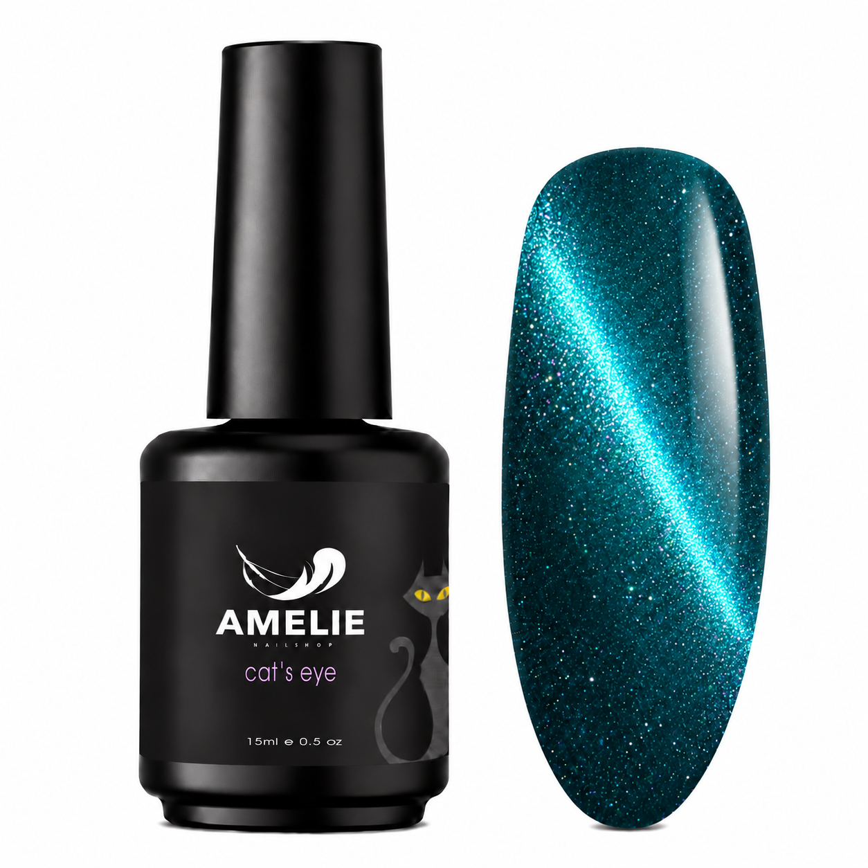 Amelie Nails Cat Eyes Marina Türkis   13* 15ml