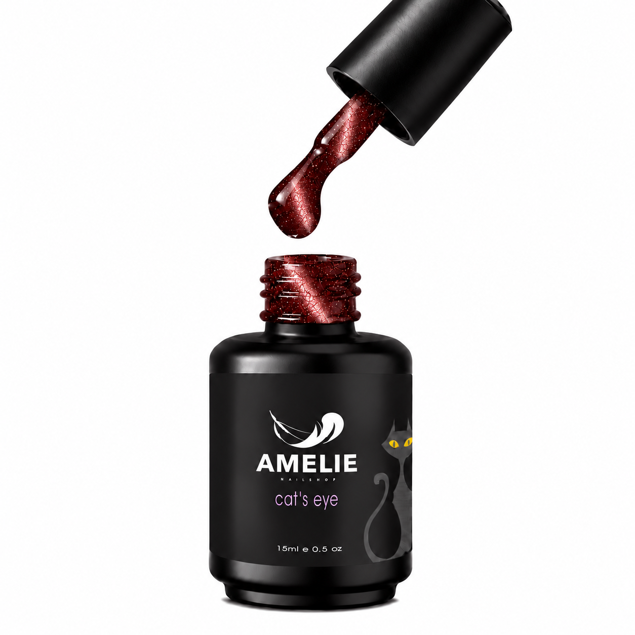 Amelie Nails Cat Eyes Amara Rot 12* 15ml