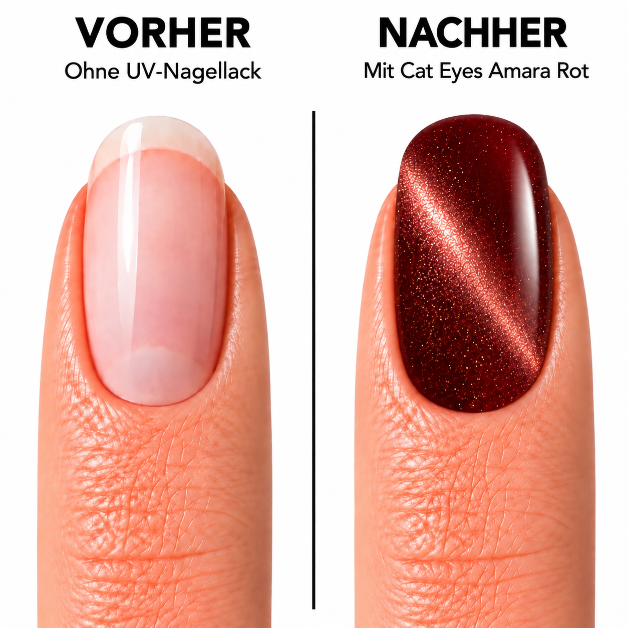 Amelie Nails Cat Eyes Amara Rot 12* 15ml