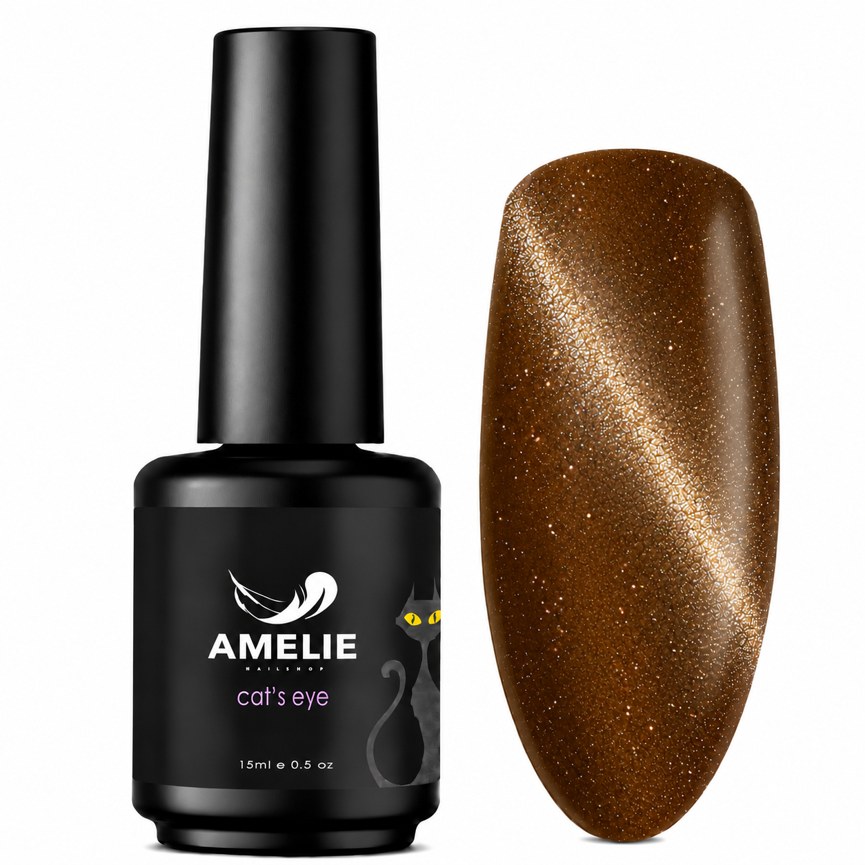 Cat Eyes Gel Polish Bronze Mocha 09* 15ml