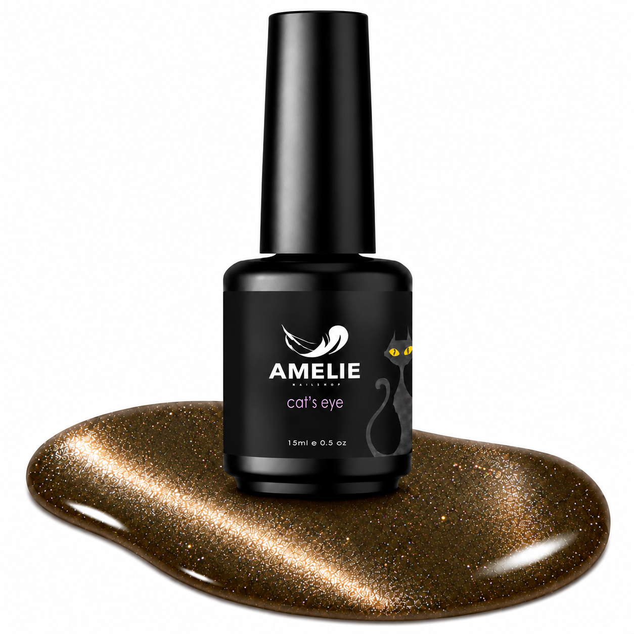 Amelie Nails Cat Eyes  Mystic Khaki 08* 15ml