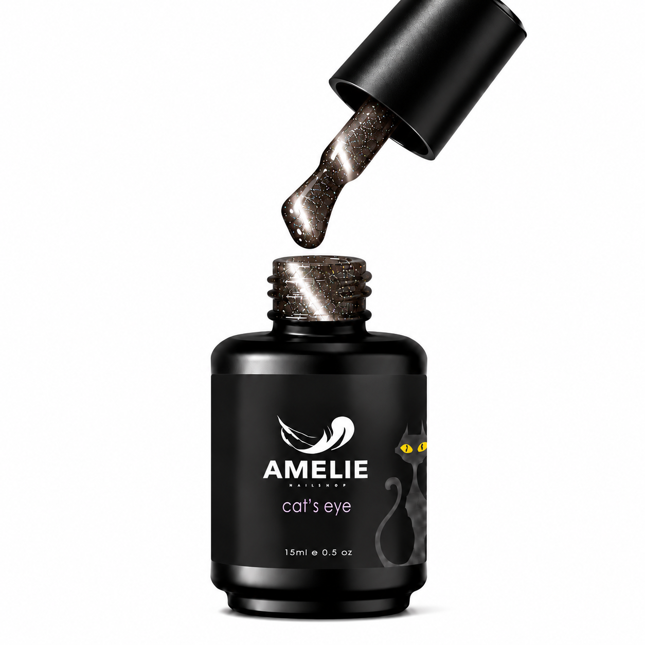Amelie Nails Cat Eyes Coffee Diamond 03* 15ml