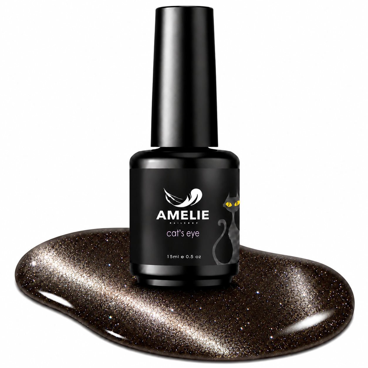 Amelie Nails Cat Eyes Coffee Diamond 03* 15ml