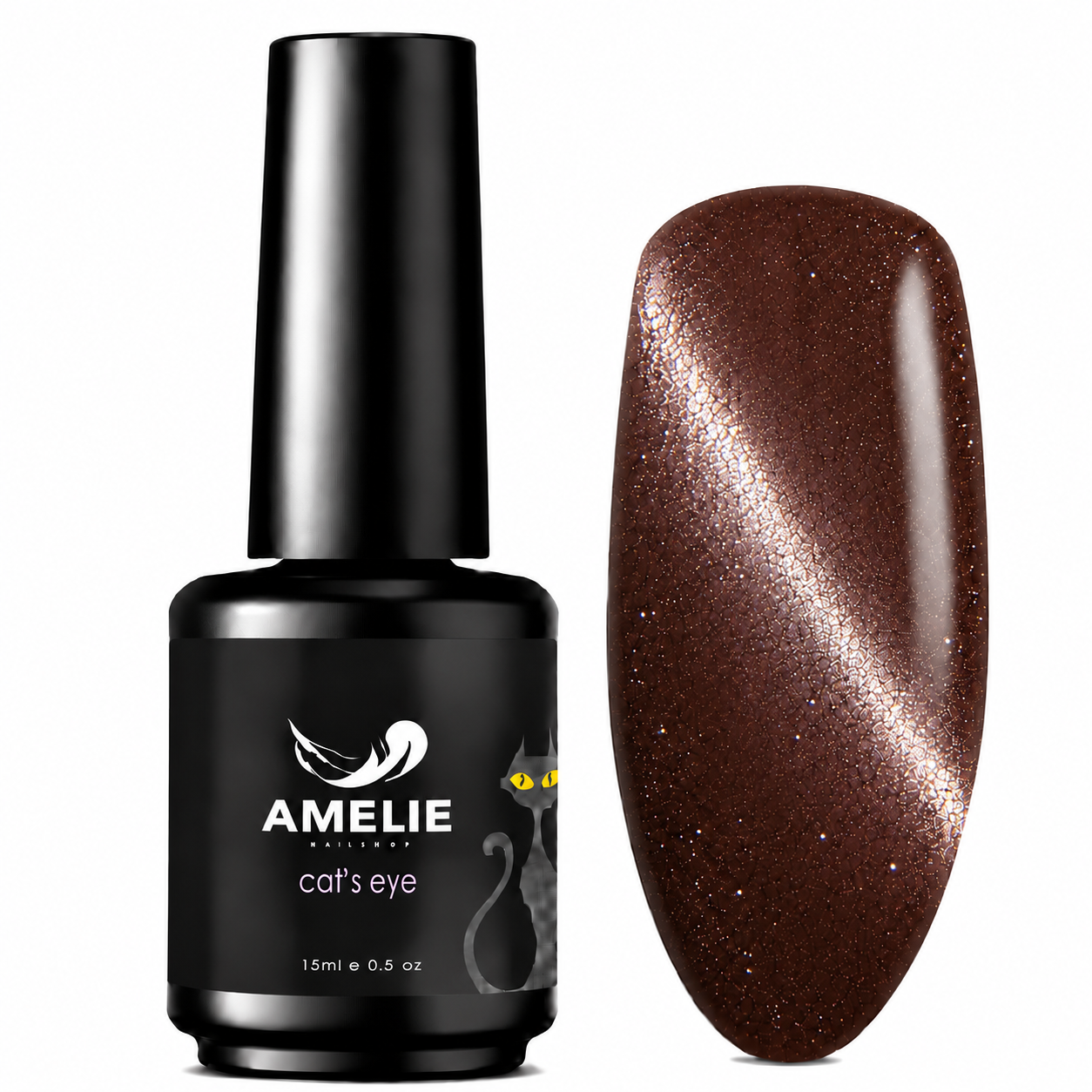 Amelie Nails Cat Eyes Braun Quartz 01* 15ml