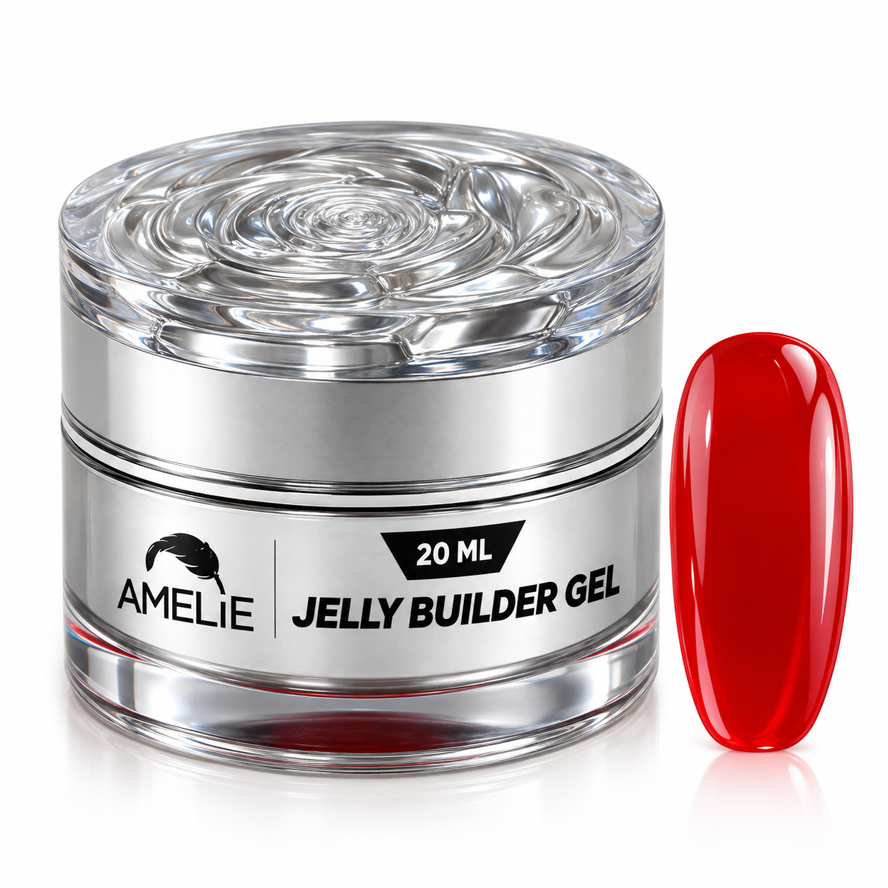 Amelie Nails Jelly Builder Gel 02*- Rot 20ml