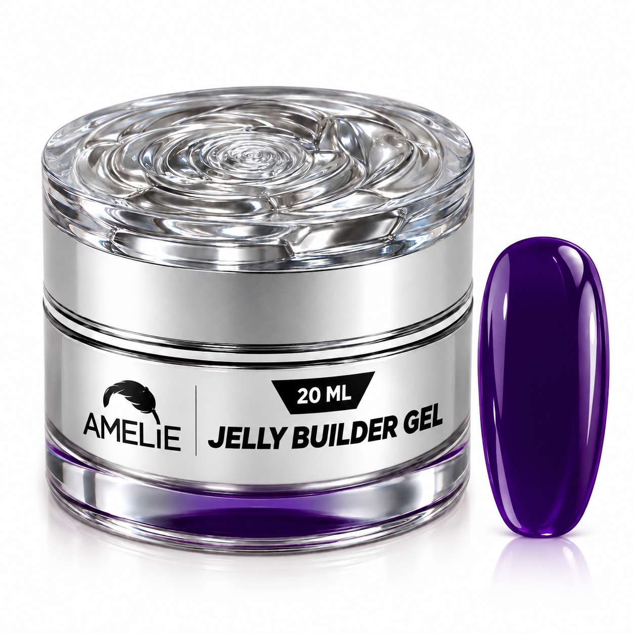 Amelie Nails Jelly Builder Gel 04 – Dunkelviolett 20 ml