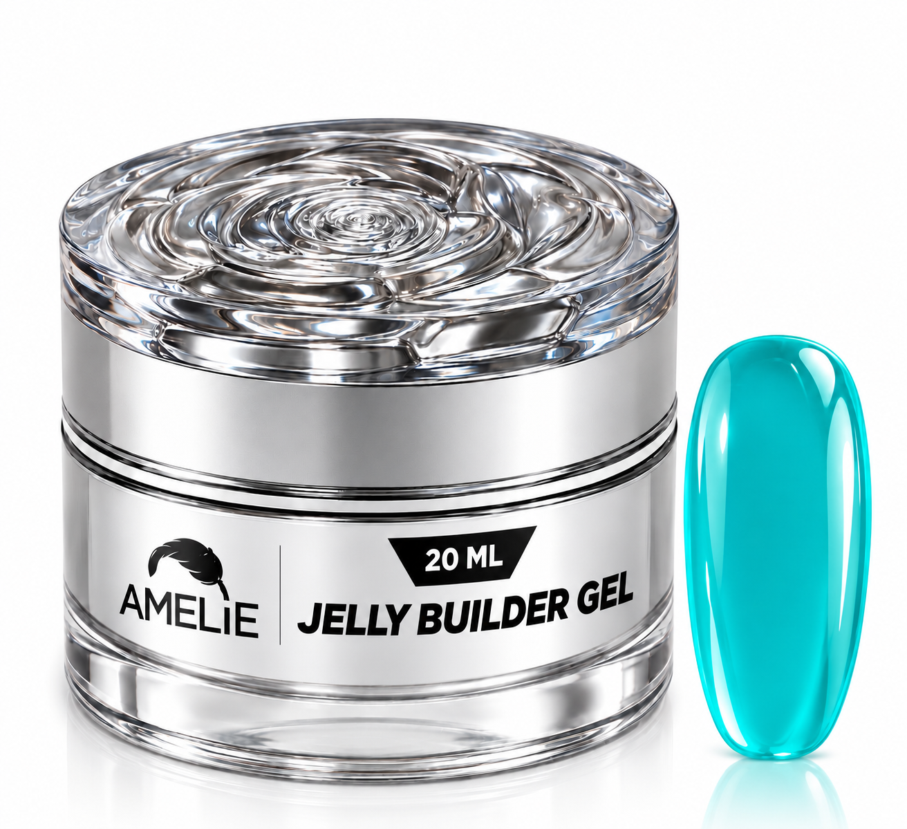 Amelie Nails Jelly Builder Gel 05 - Aqua Türkis 20ml