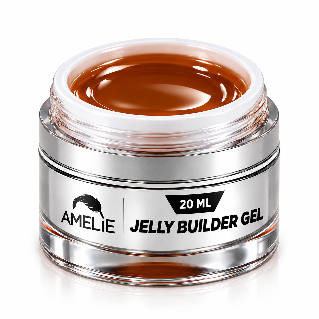 Amelie Nails Jelly Builder Gel 11 - Amber Braun-Rot