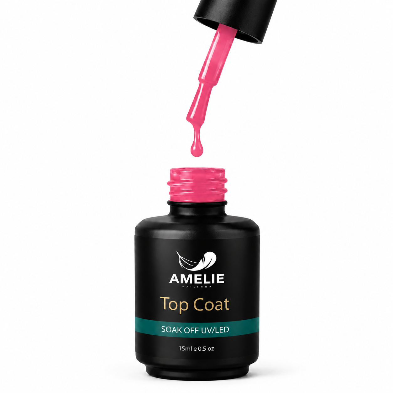 Amelie Nails Nude Top Coat Pink 11* 15ml