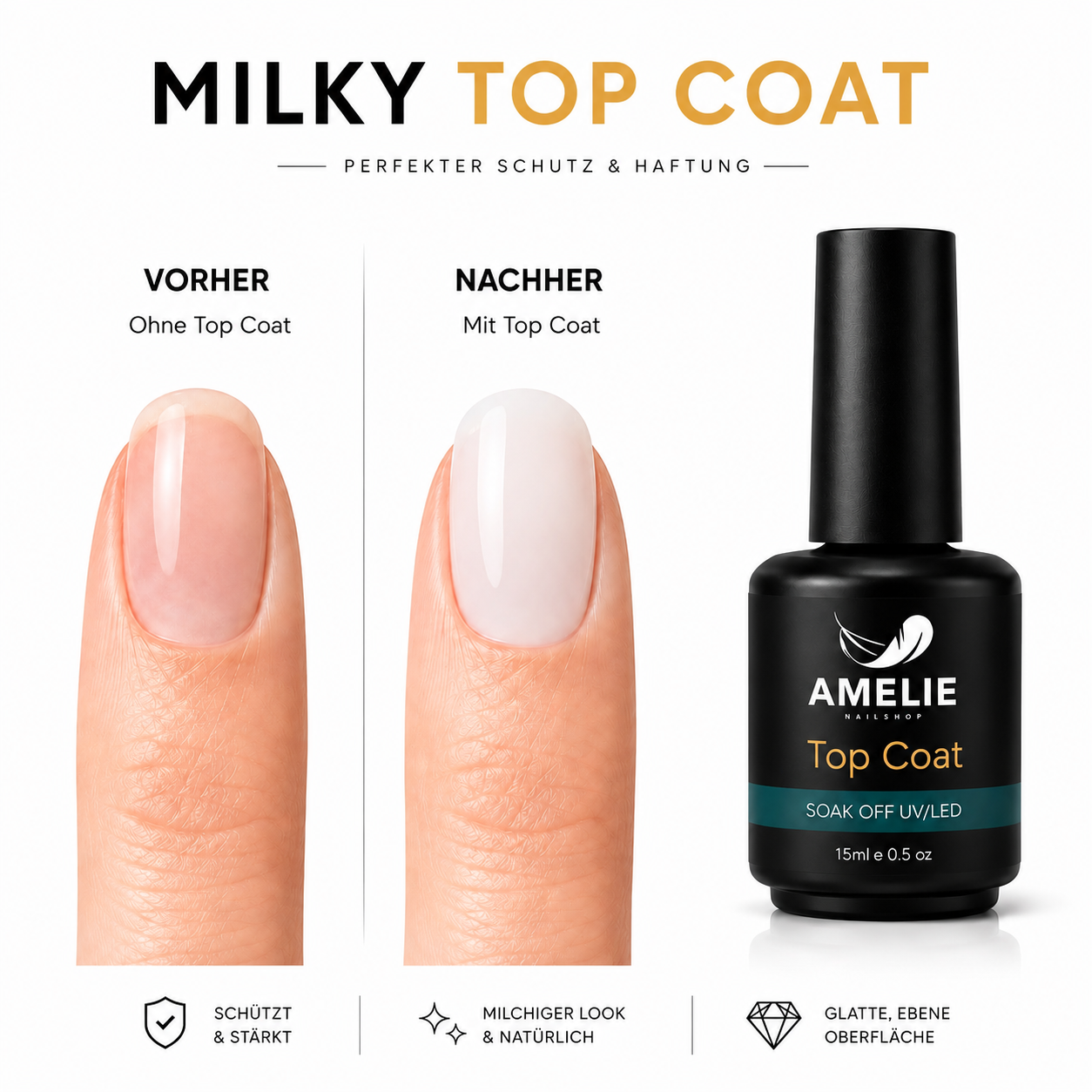 Milky Top Coat 15ml