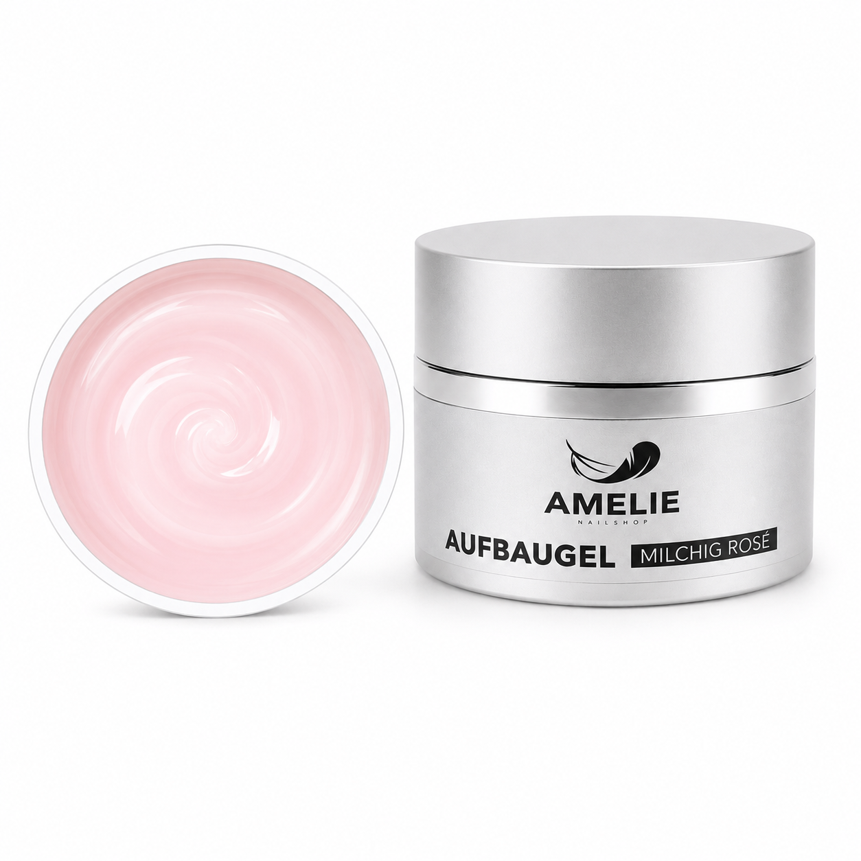 Amelie Nails Aufbaugel UV Gel milchig Rose