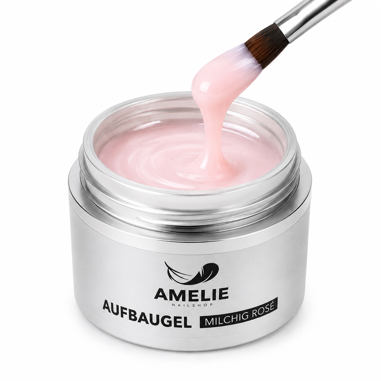 Amelie Nails Aufbaugel UV Gel milchig Rose