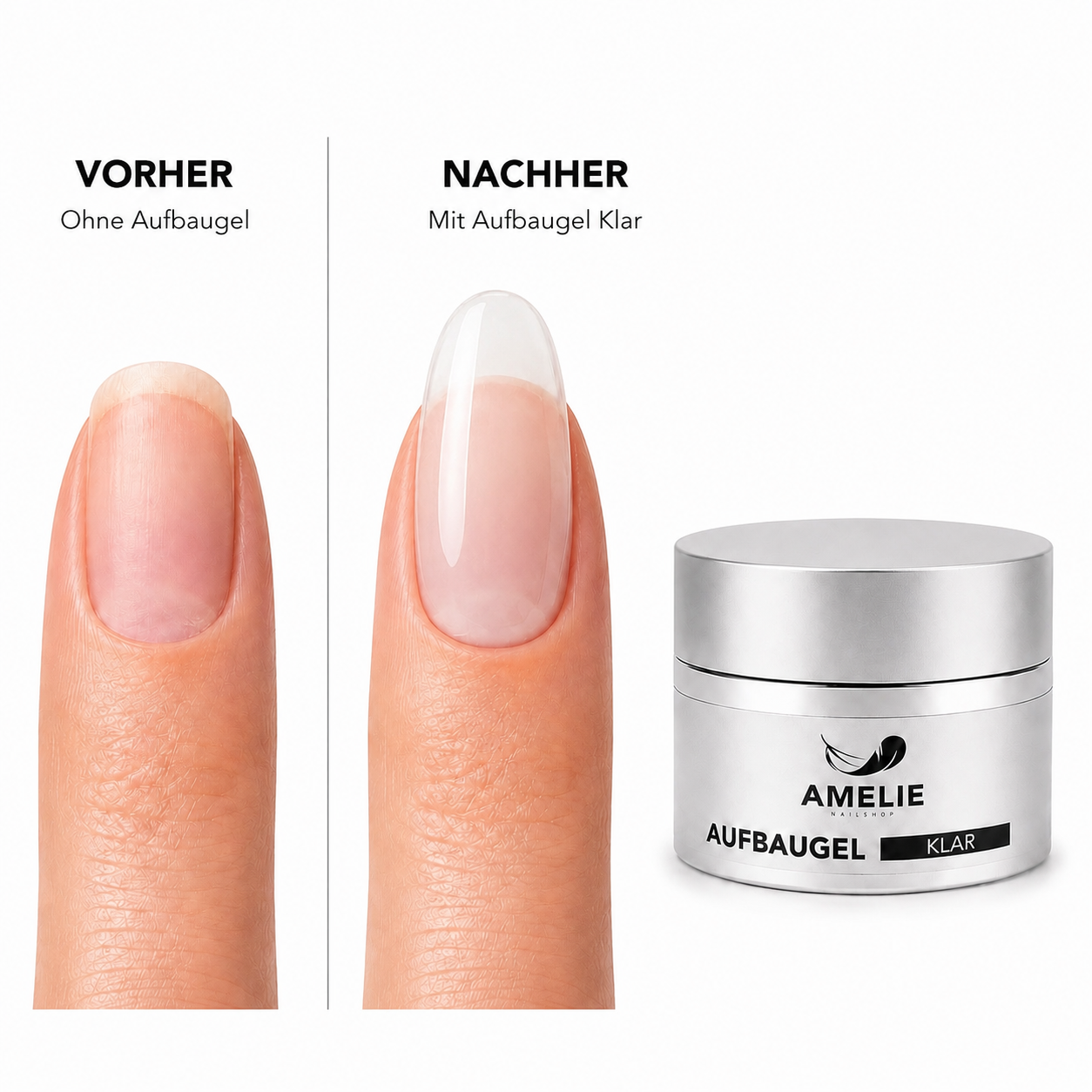 Amelie Nails Aufbaugel UV Gel Klar