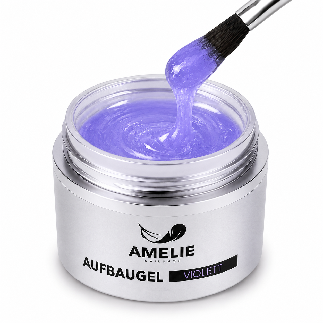 Amelie Nails Aufbaugel Violett UV Gel Builder Gel