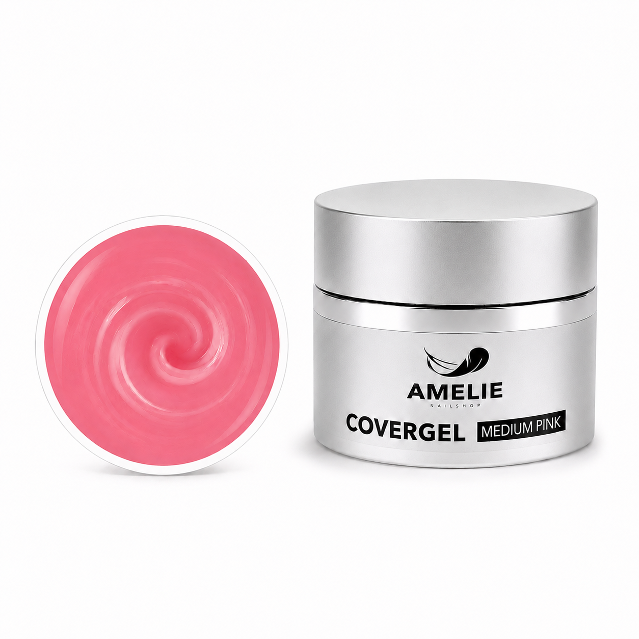 Amelie Nails Covergel UV Gel  Dark Pink