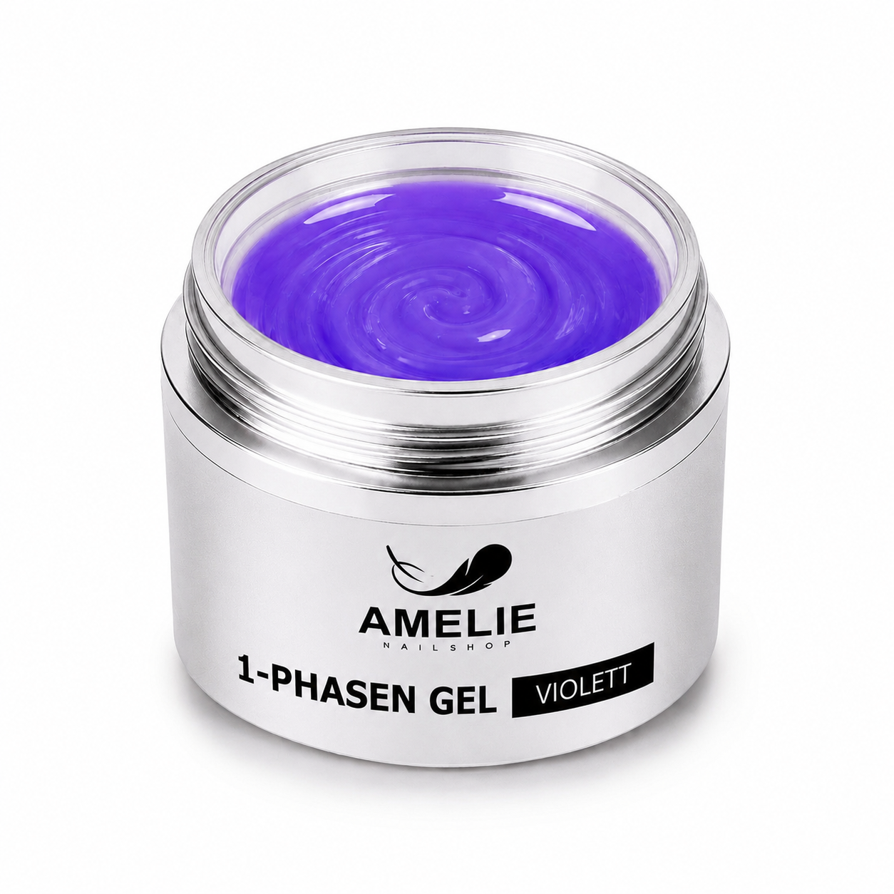 Amelie Nails 1-Phasengel Violett UV Gel Aufbau