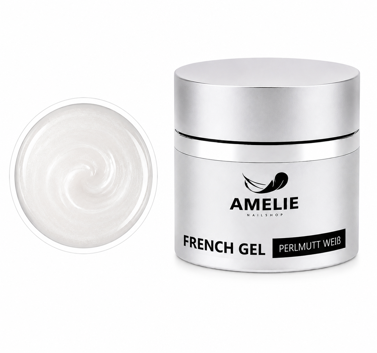 Frenchgel "Perlmutt Weiß"
