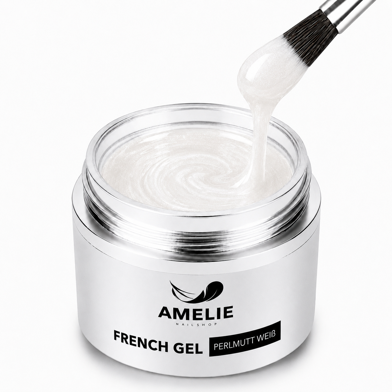 Frenchgel "Perlmutt Weiß"
