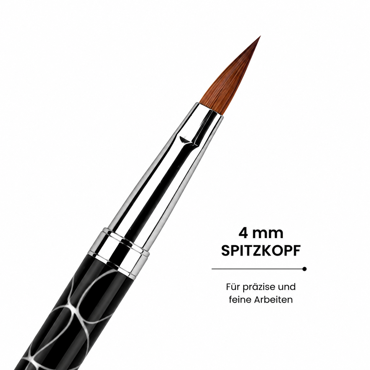 Amelie Nails Gel Pinsel - Black