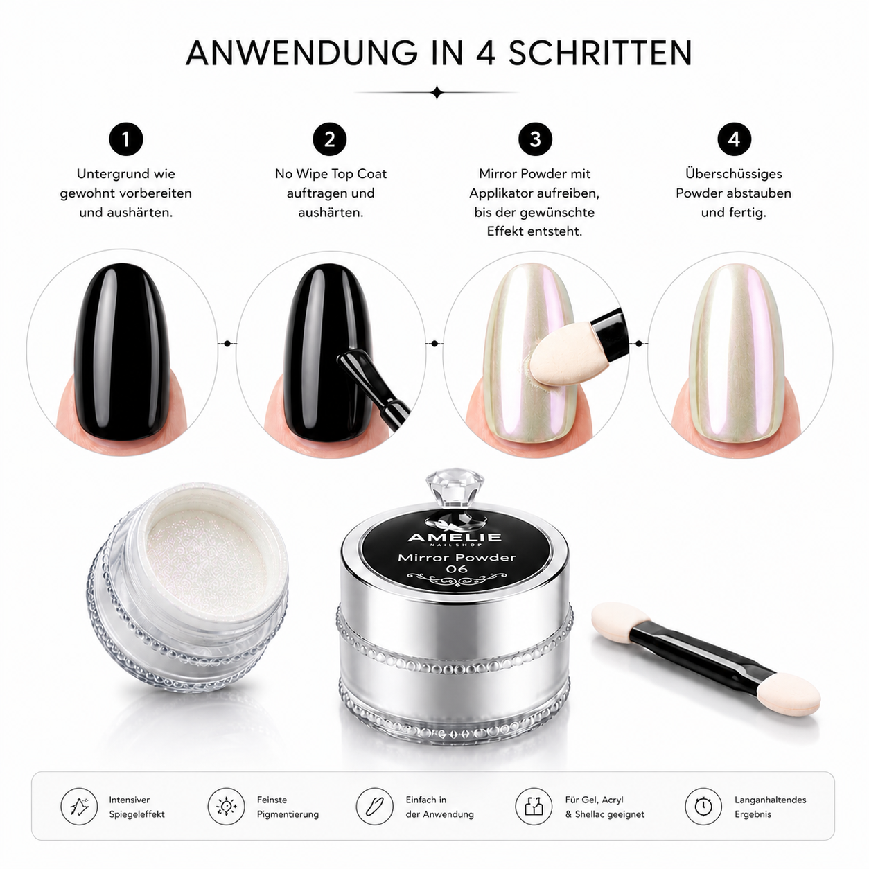 Mirror Powder Pigment Glitzer *06