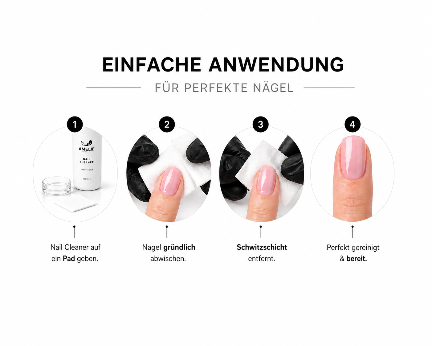 Amelie Nails Cleaner 1000ml Transparent