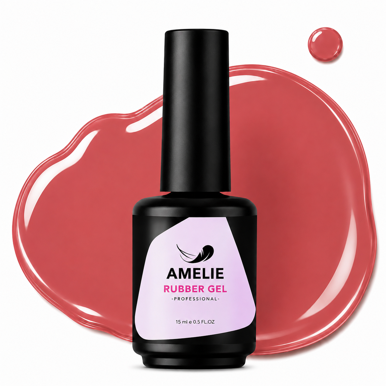Amelie Nails Rubber Base Camouflage Rose-Rot 02* 15ml
