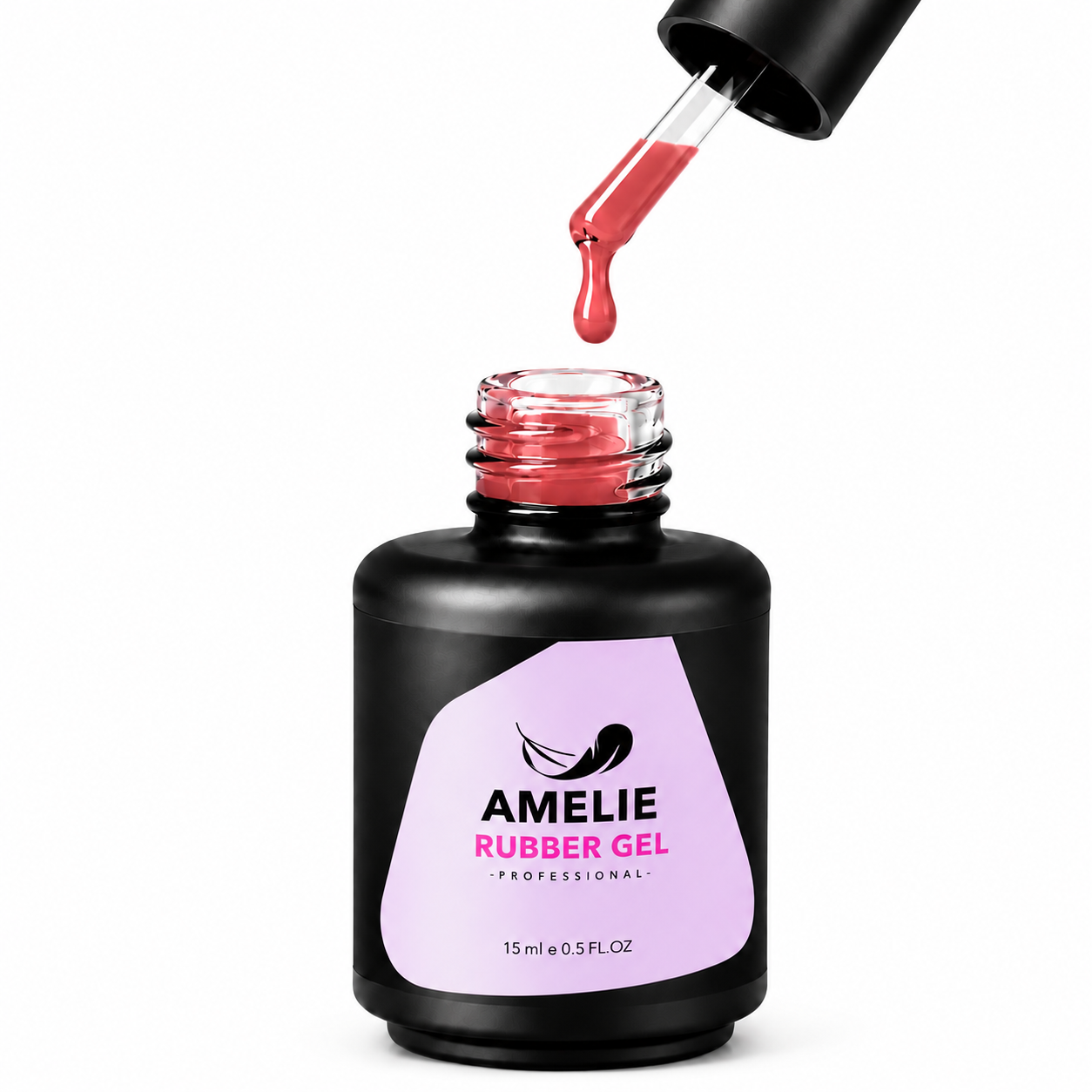 Amelie Nails Rubber Base Camouflage Rose-Rot 02* 15ml
