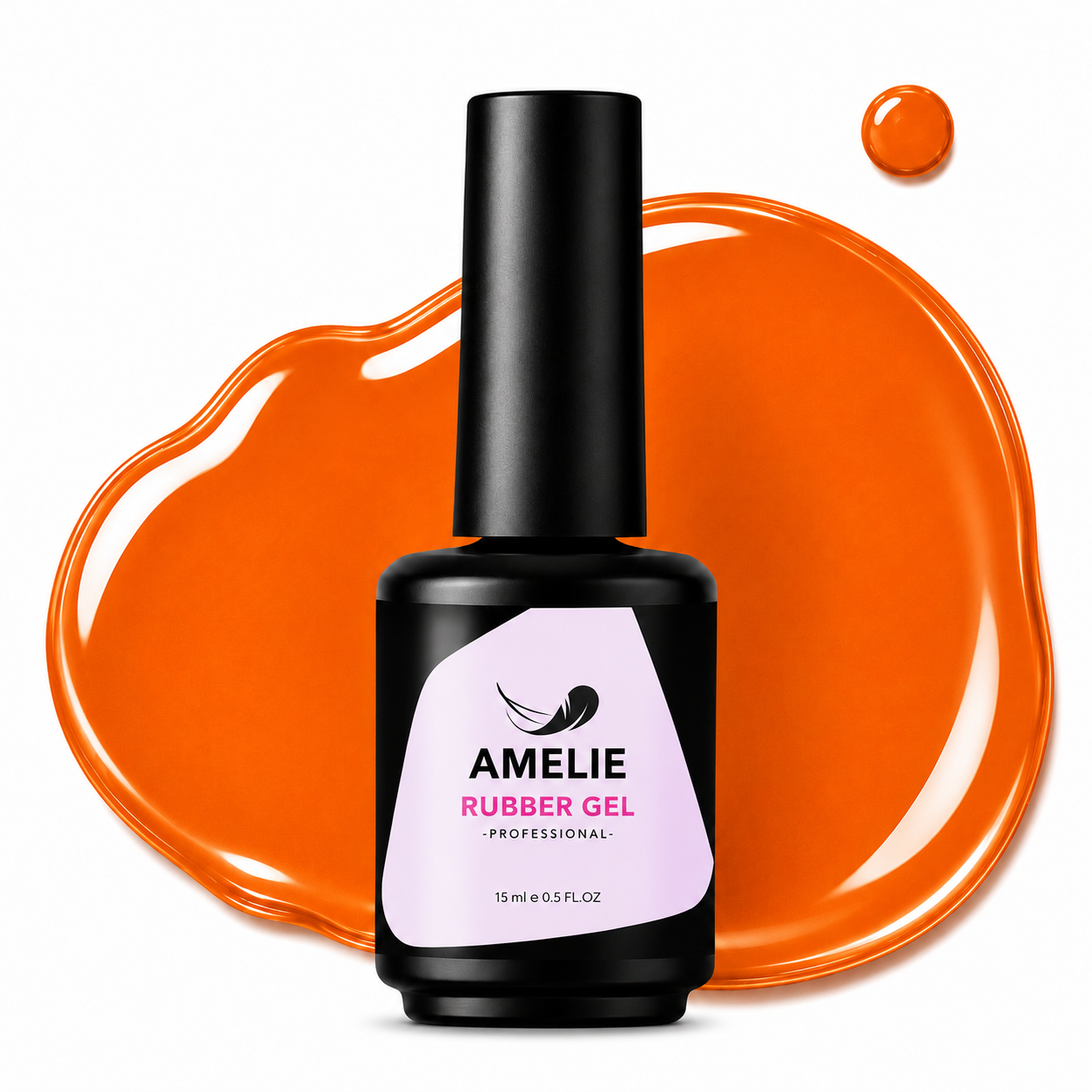 Amelie Nails Rubber Base Camouflage Orange 05* 15ml