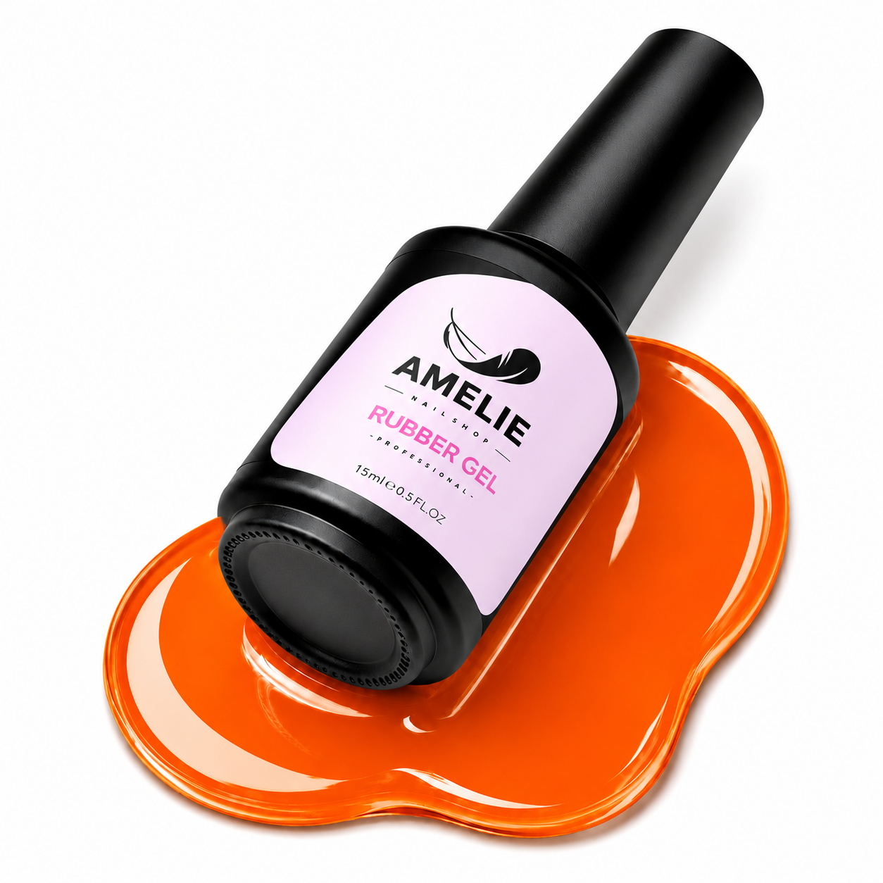 Amelie Nails Rubber Base Camouflage Orange 05* 15ml