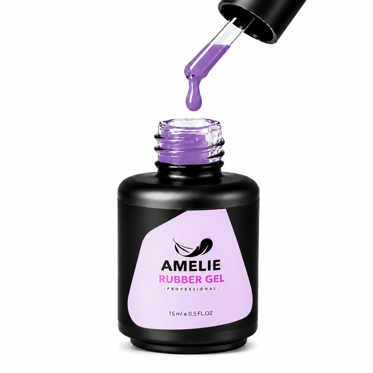 Amelie Nails Rubber Base Gel Camelia Lila 02* 15ml