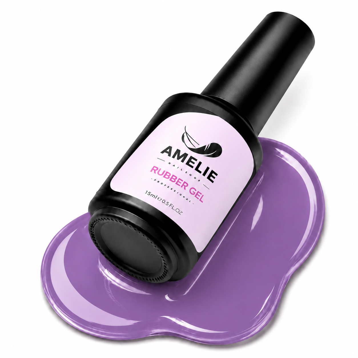Amelie Nails Rubber Base Gel Camelia Lila 02* 15ml