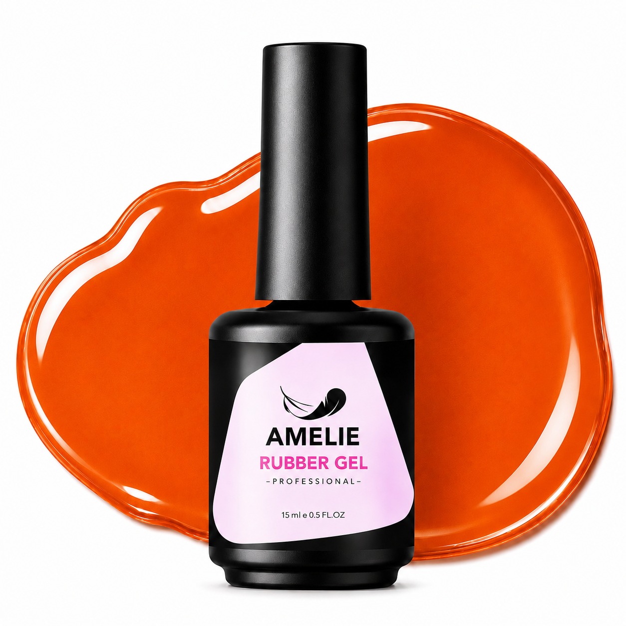 Amelie Nails Rubber Base Camouflage Orange 05* 15ml