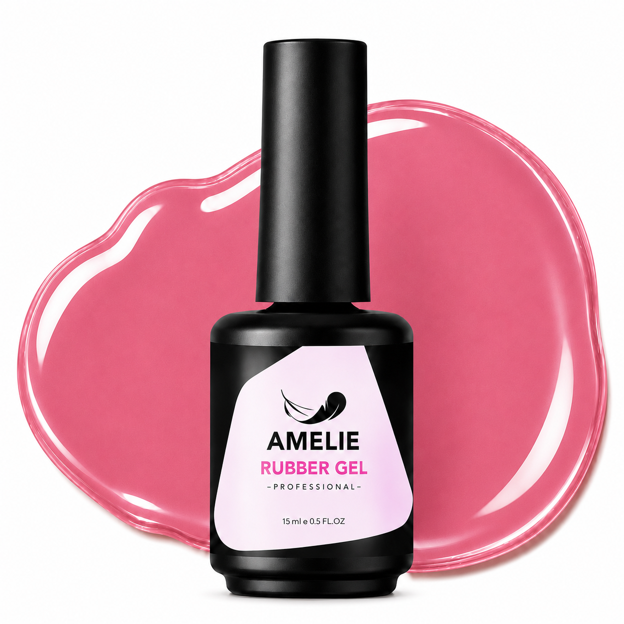 Amelie Nails Rubber Base Gel  Camelia Pink 30* 15ml