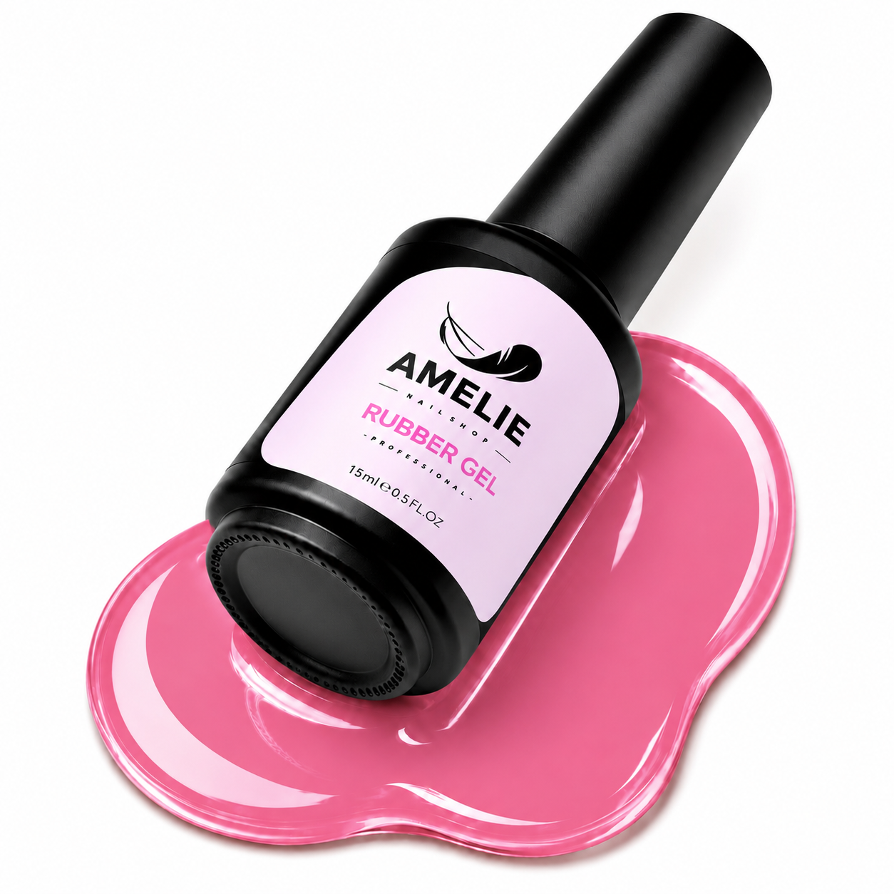Amelie Nails Rubber Base Gel  Camelia Pink 30* 15ml
