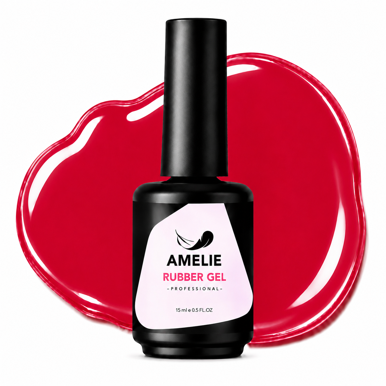 Amelie Nails Rubber Base Gel  Camelia Rot 09* 15ml