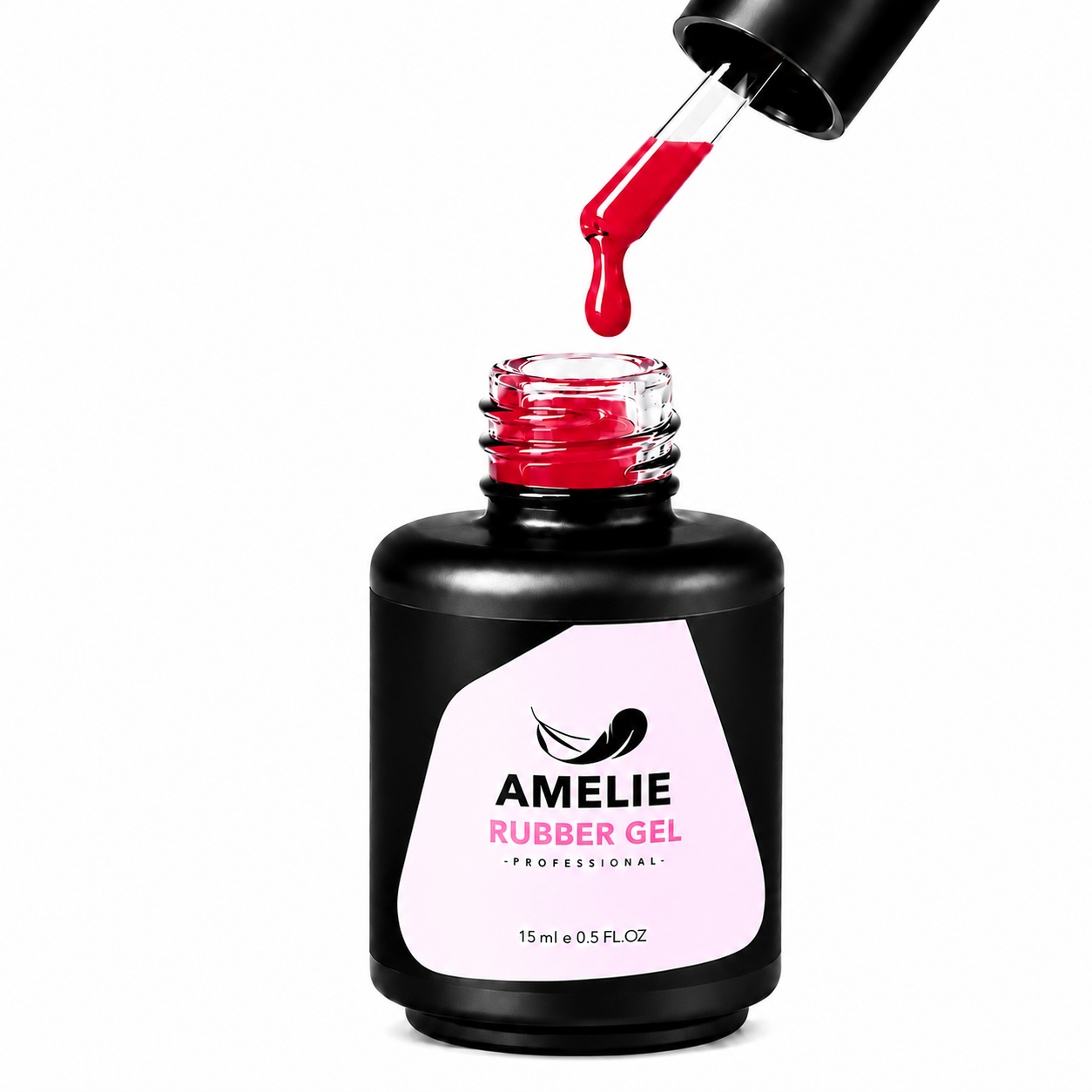 Amelie Nails Rubber Base Gel  Camelia Rot 09* 15ml