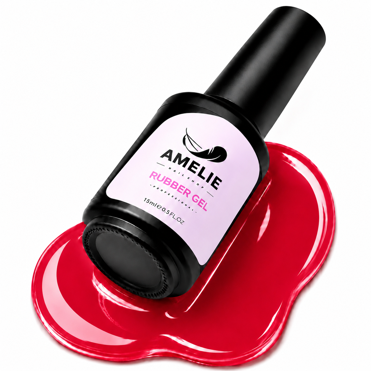 Amelie Nails Rubber Base Gel  Camelia Rot 09* 15ml