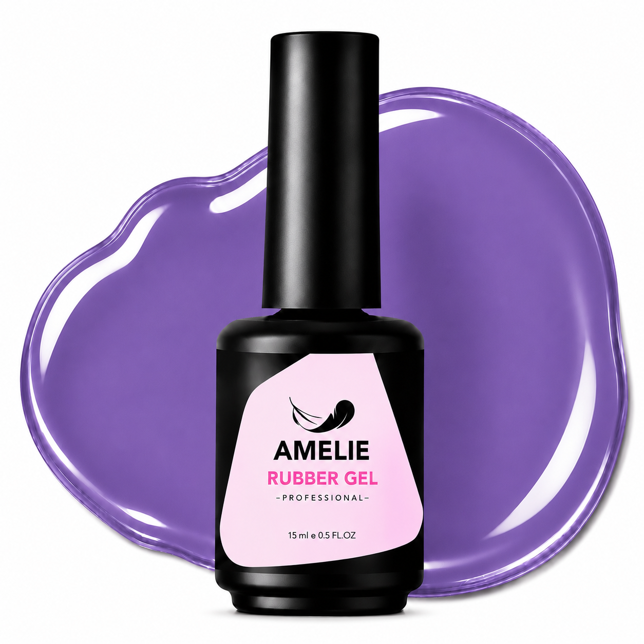 Amelie Nails Rubber Base Gel Camelia Lila 02* 15ml