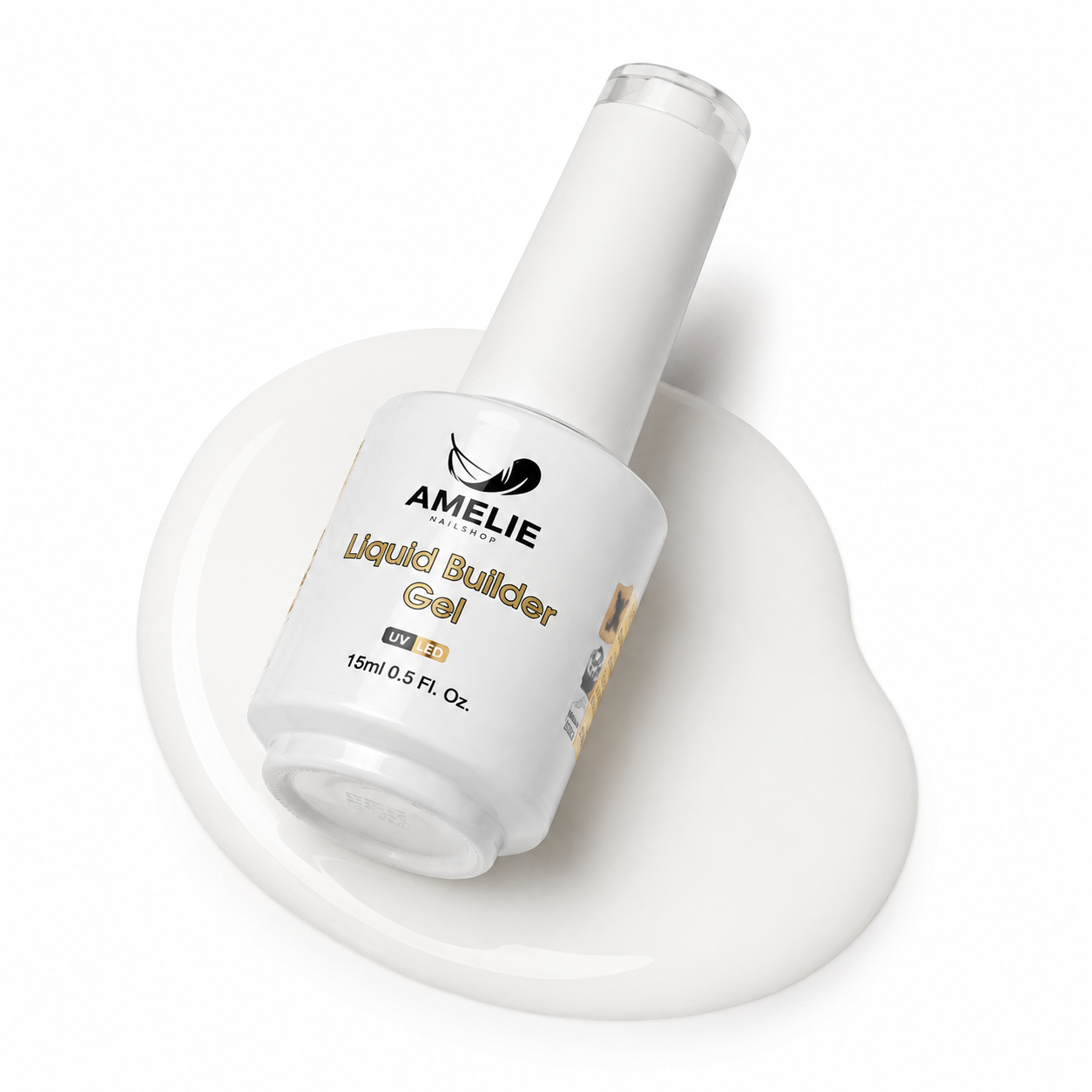 Amelie Nails Liquid Builder Gel weiß 07* 15ml