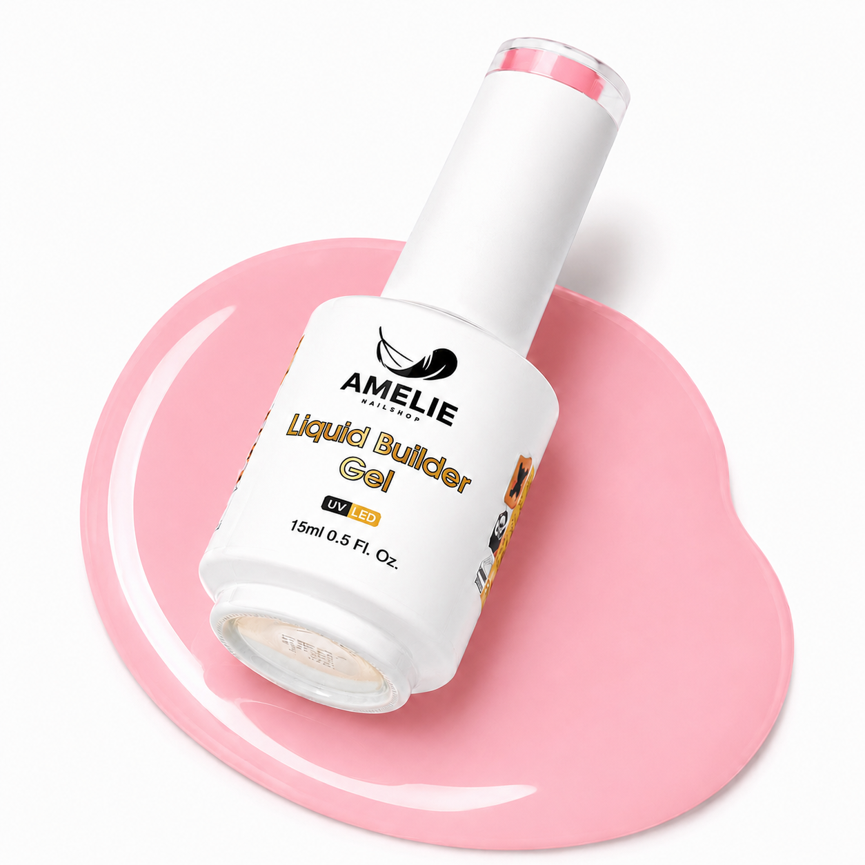 Amelie Nails Liquid Builder Gel Rose 23* 15ml