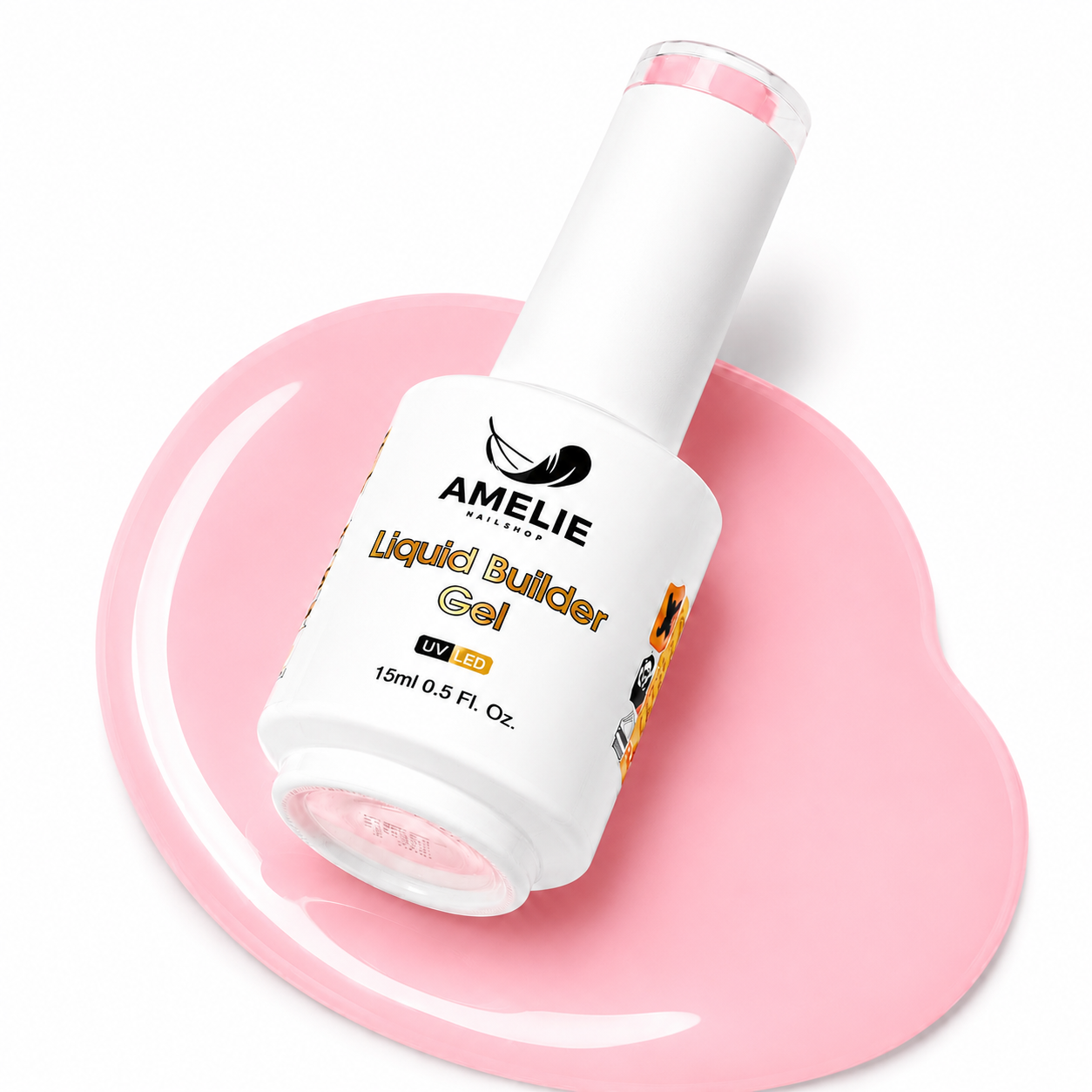 Amelie Nails Liquid Builder Gel Pink 08* 15ml