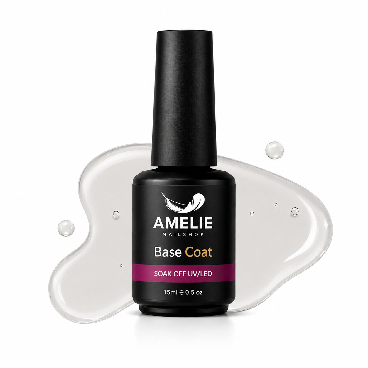 Amelie Nails Fiberglass Base Coat Grau 20* 15ml