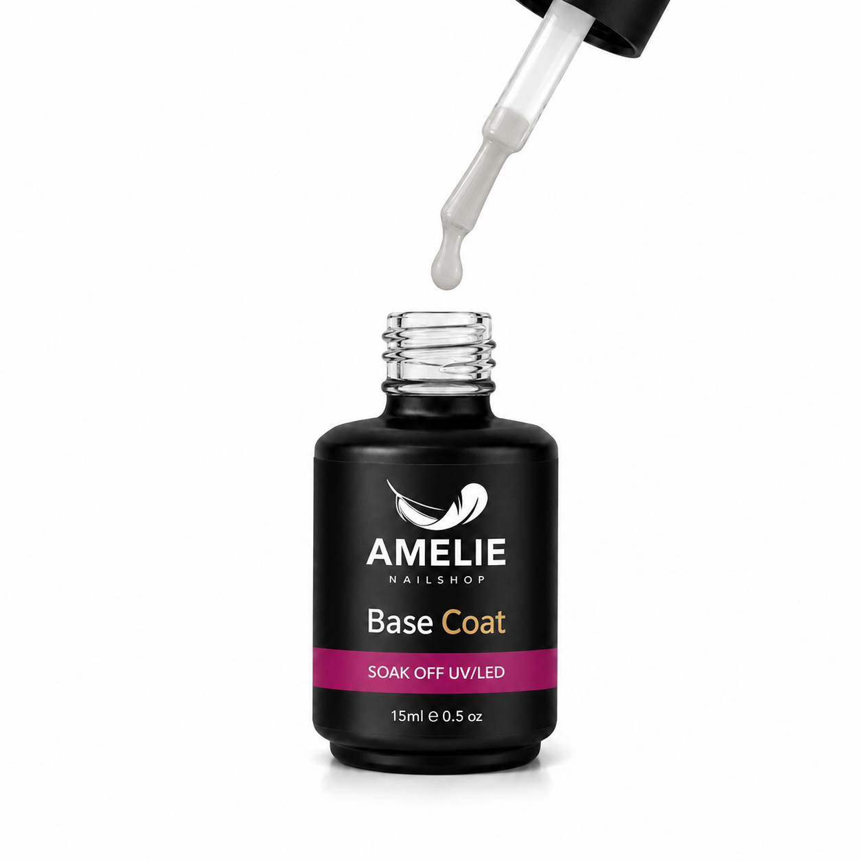Amelie Nails Fiberglass Base Coat Grau 20* 15ml