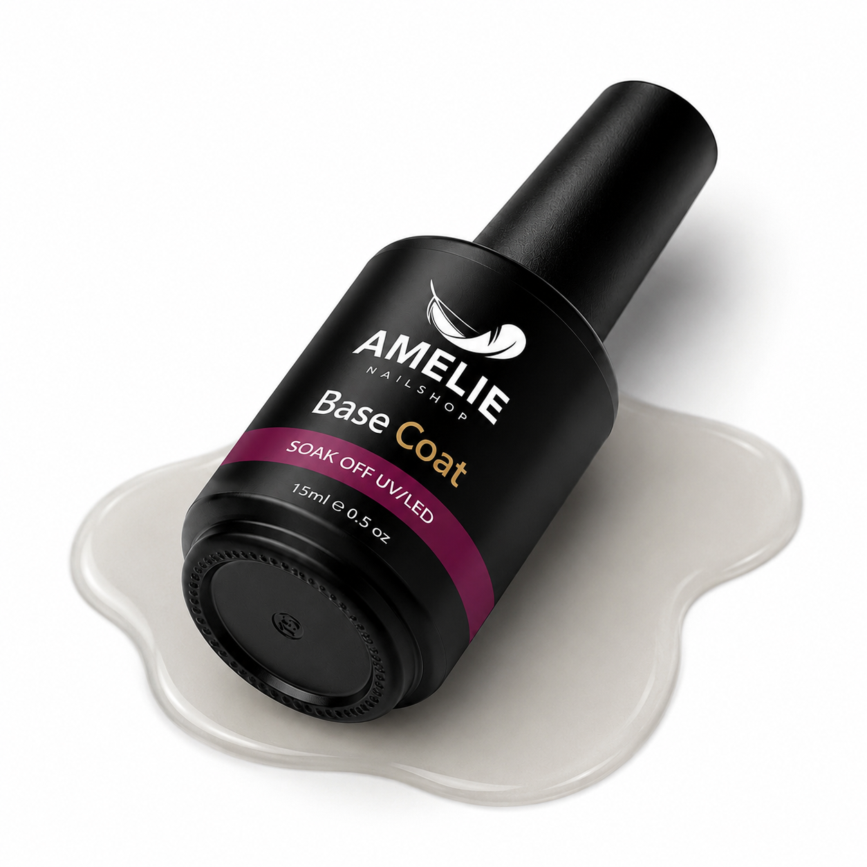 Amelie Nails Fiberglass Base Coat Grau 20* 15ml