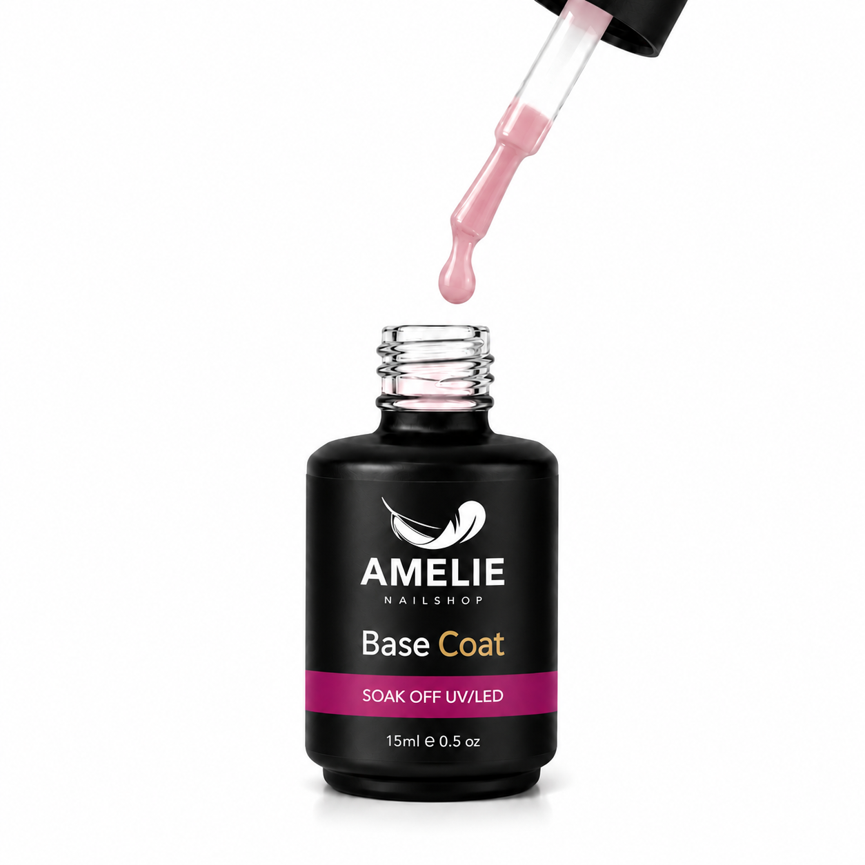 Amelie Nails Fiberglass Base Coat Pink 34* 15ml