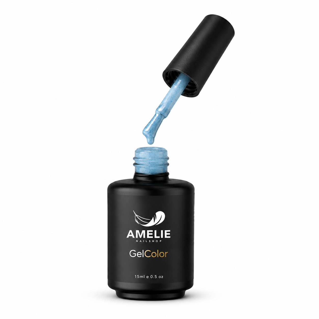 Amelie Nails Fibergel  UV-Nagellack Hellblau F10* 15ml