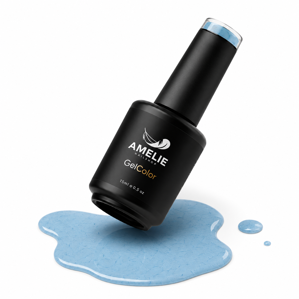 Amelie Nails Fibergel  UV-Nagellack Hellblau F10* 15ml