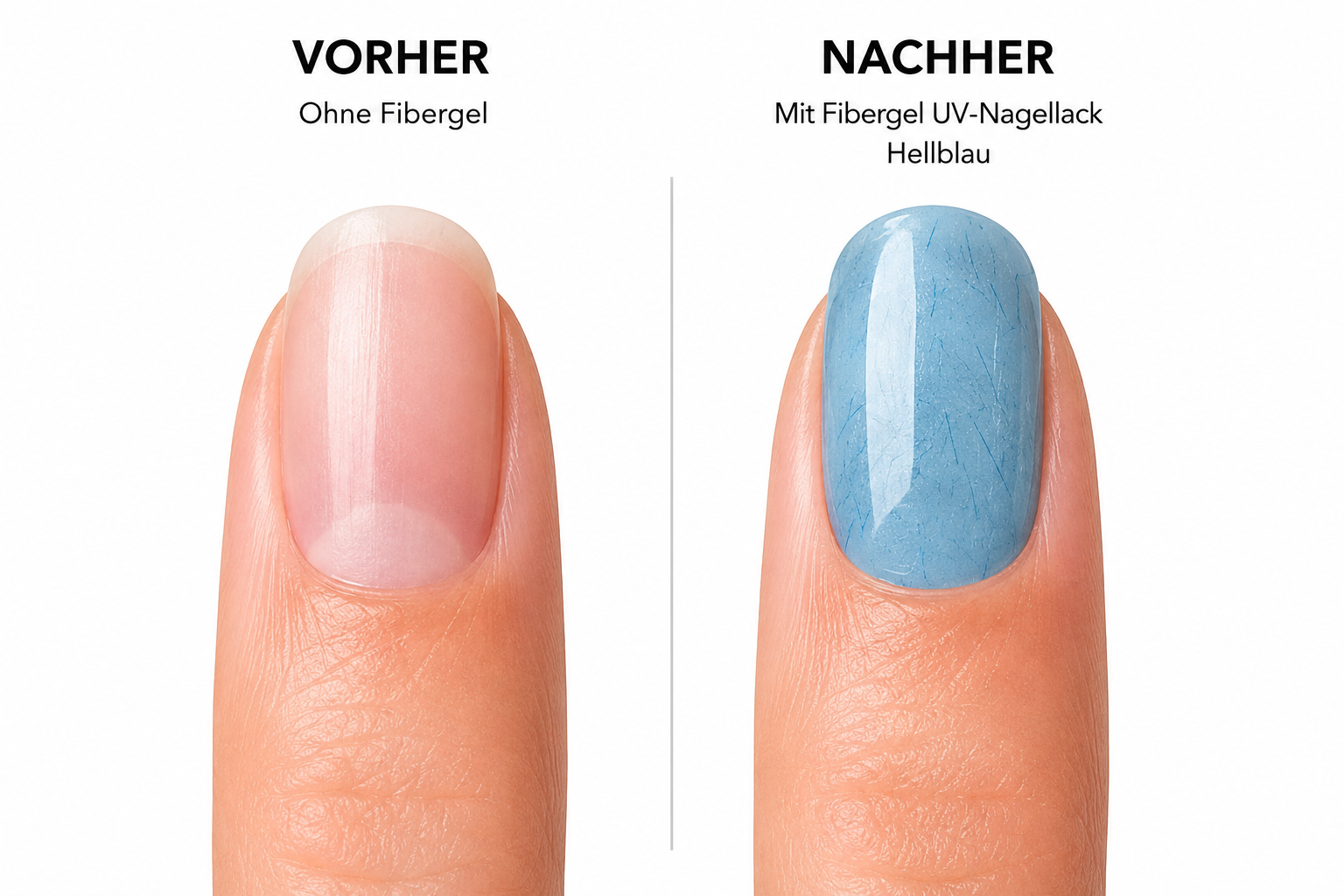 Amelie Nails Fibergel  UV-Nagellack Hellblau F10* 15ml