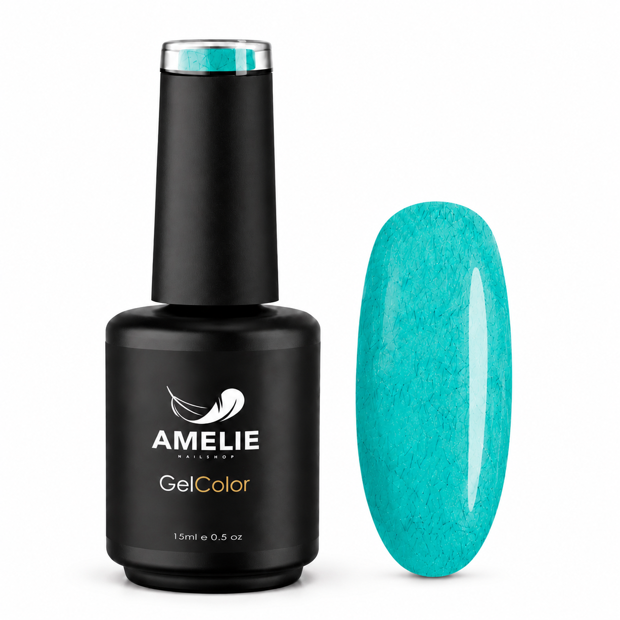Amelie Nails Fibergel  UV-Nagellack Türkis F06* 15ml