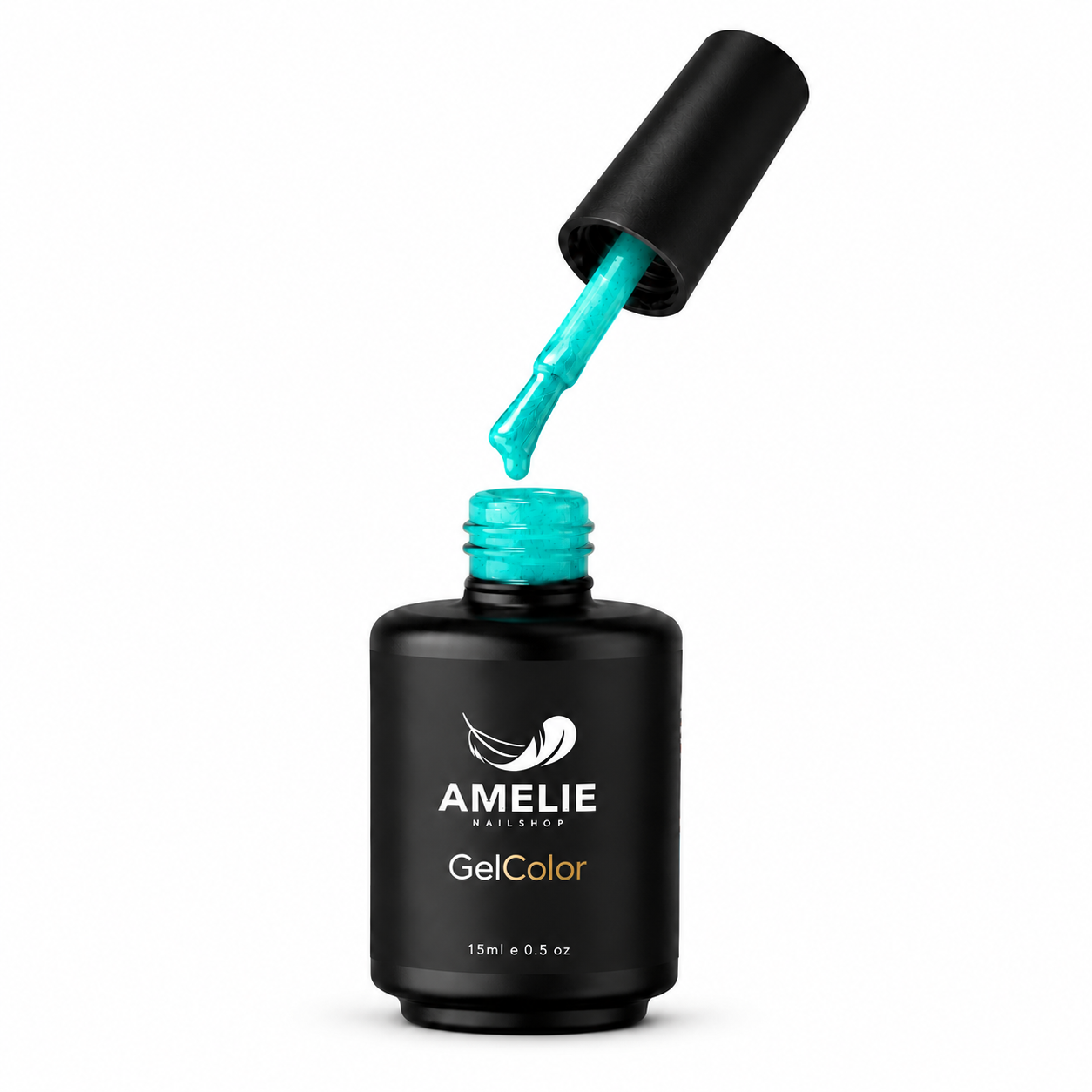Amelie Nails Fibergel  UV-Nagellack Türkis F06* 15ml